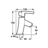 Cornat Waschtisch-Einhebelmischer SELO